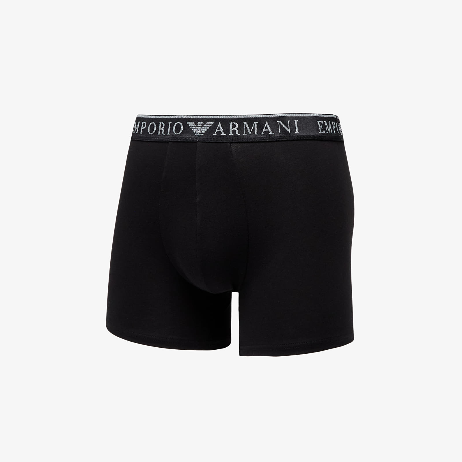 Boksarice  EA7 Emporio Armani Men's Knit Trunk 2-Pack Nero/ Nero