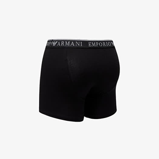 Boxer EA7 Emporio Armani Men s Knit Trunk 2 Pack Nero Nero Queens