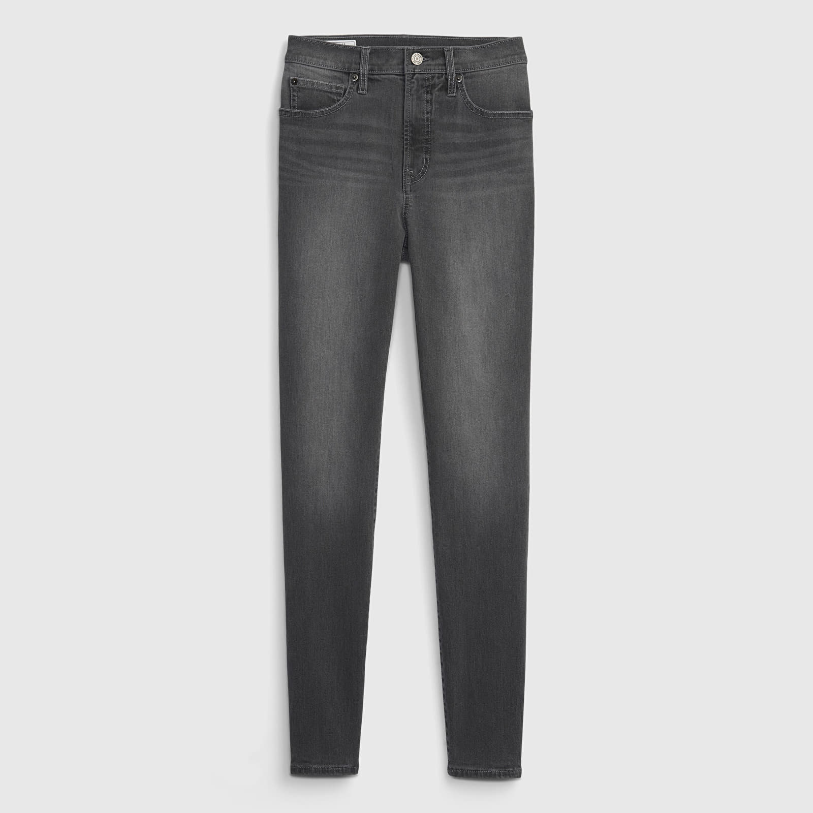Női farmerek GAP Denim Pants Skinny Grey Wash
