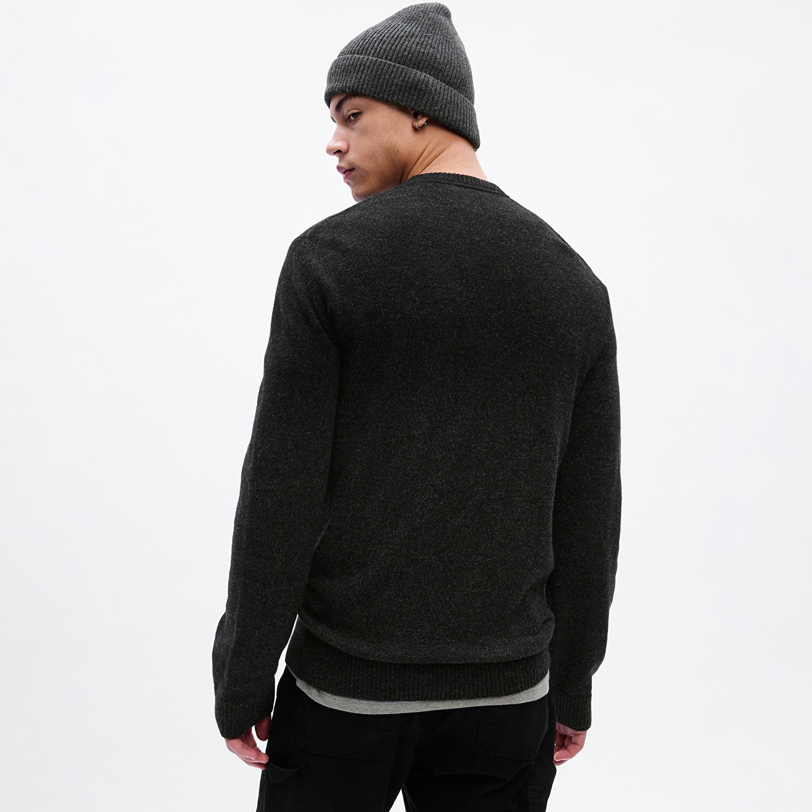 Trøjer til mænd GAP Warmest Crew Charcoal