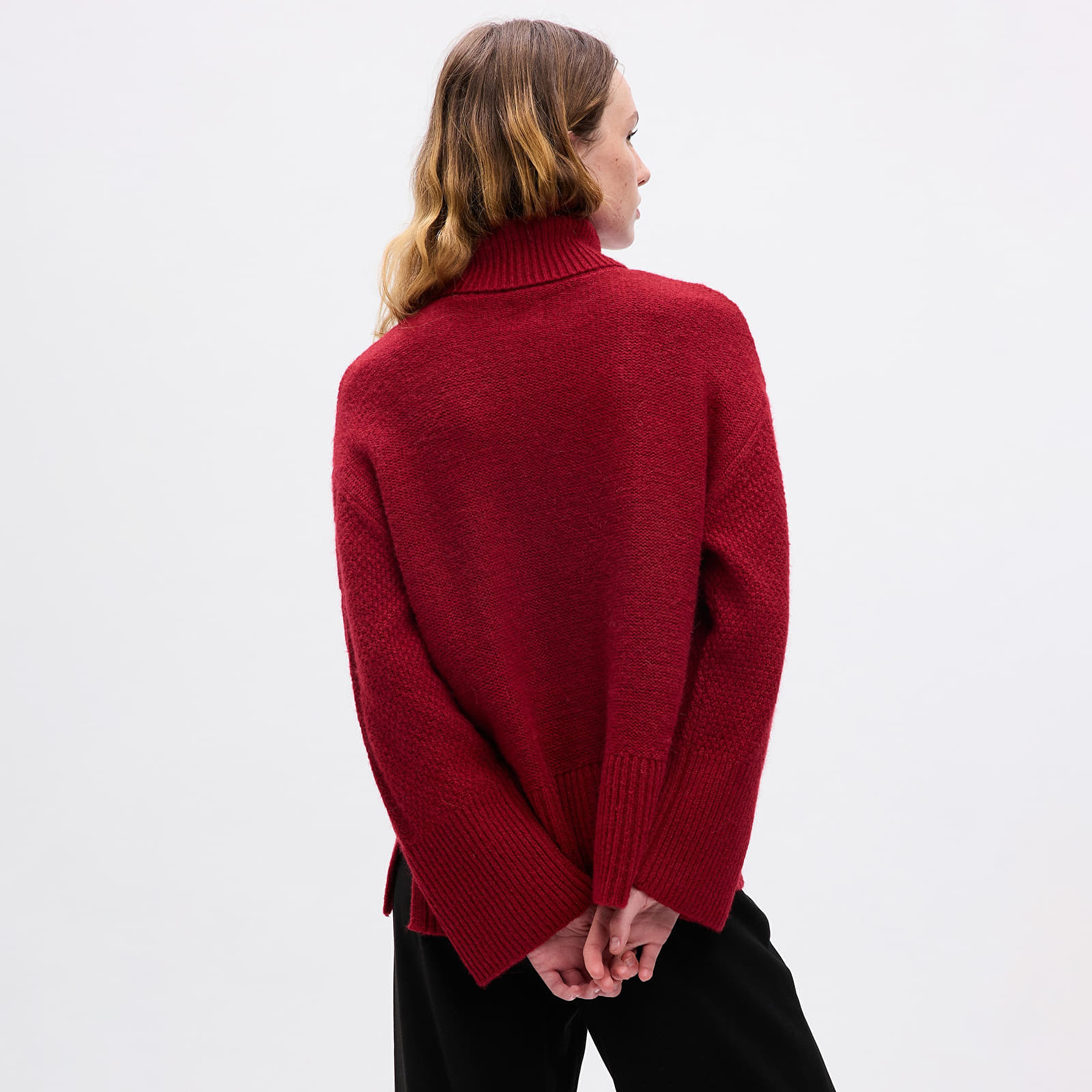 Damen Pullover GAP Tneck Cable Sled