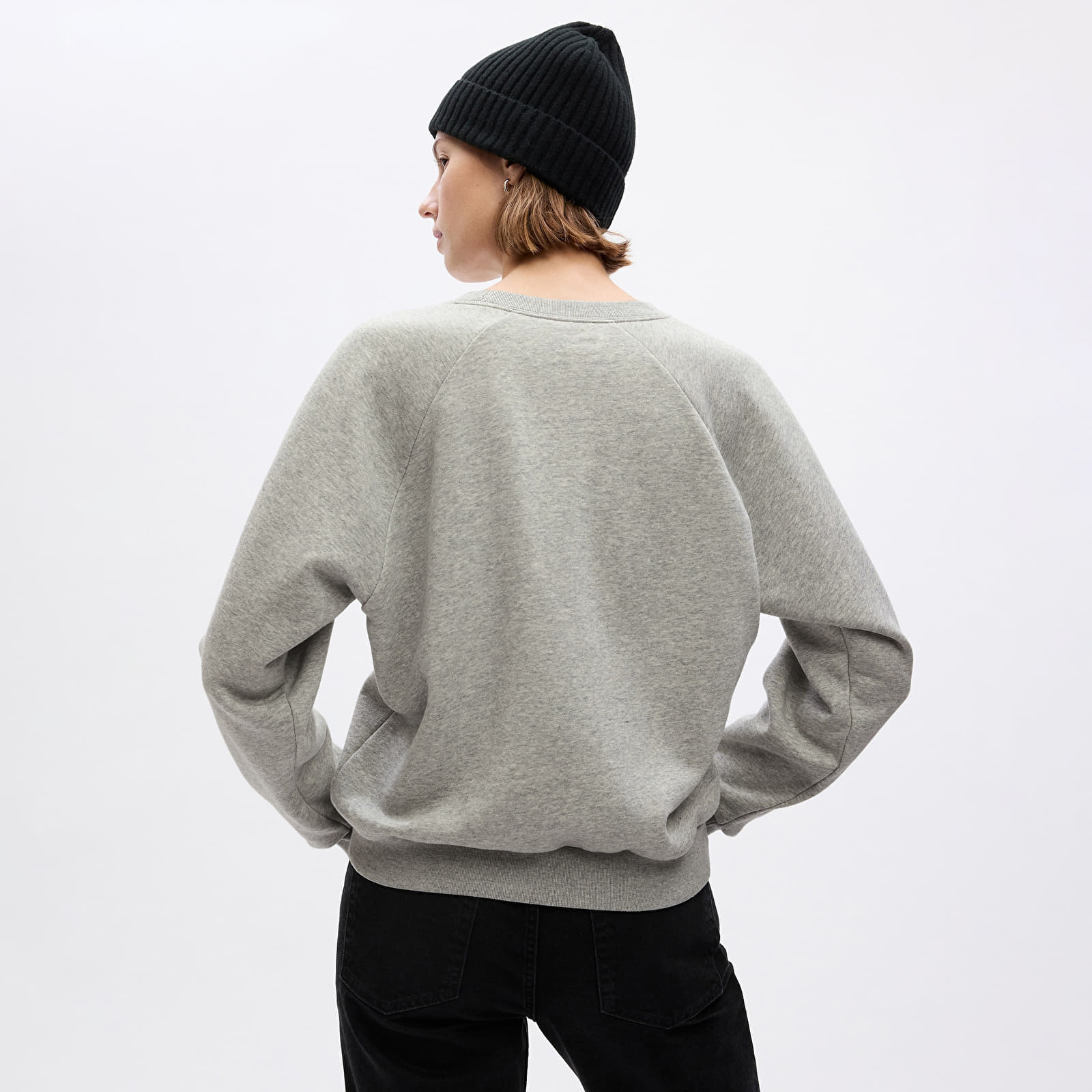 Gensere for kvinner GAP Logo Sweatshirt Light Heather Grey
