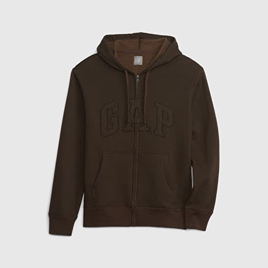 GAP Fullzip Hoodie Woodsy Brown