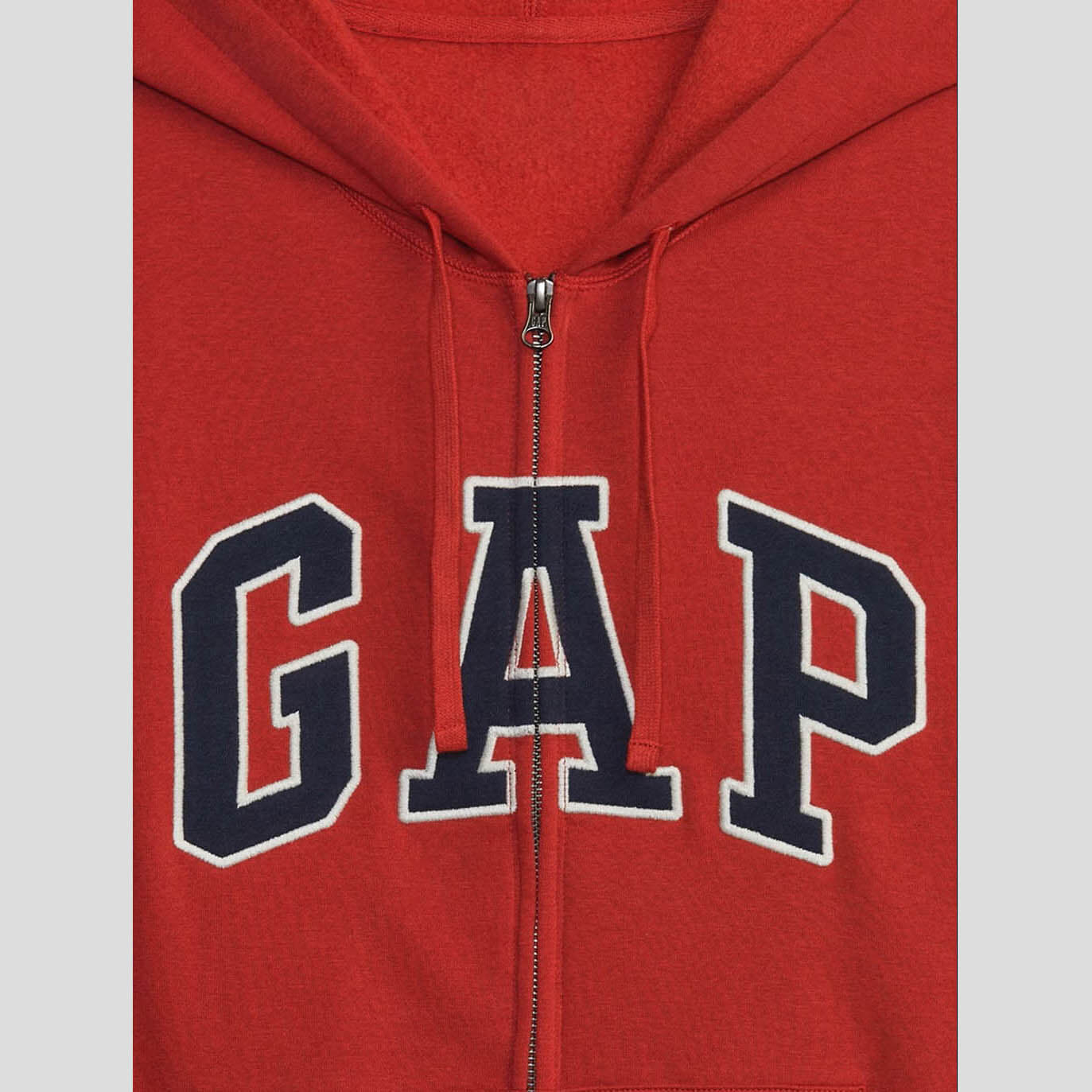 Bluzy męskie GAP Logo Fullzip Hoodie Red Apple