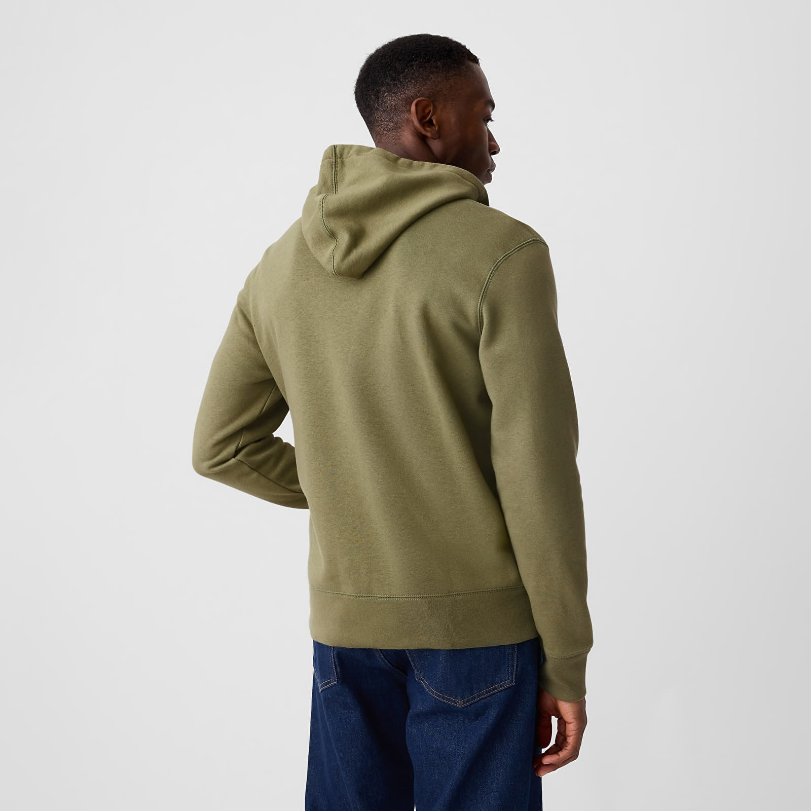 Men's sweatshirts GAP Logo Fullzip Hoodie Walden Green