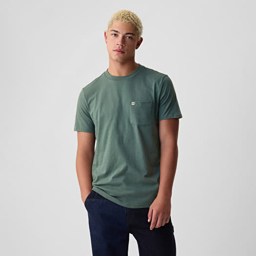 Φανελάκι GAP Logo Pocket Tee Dark Forest