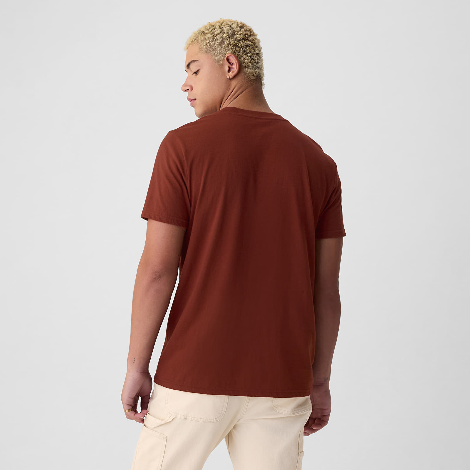 Camisetas hombre GAP Logo Pocket Tee Smoked Paprika