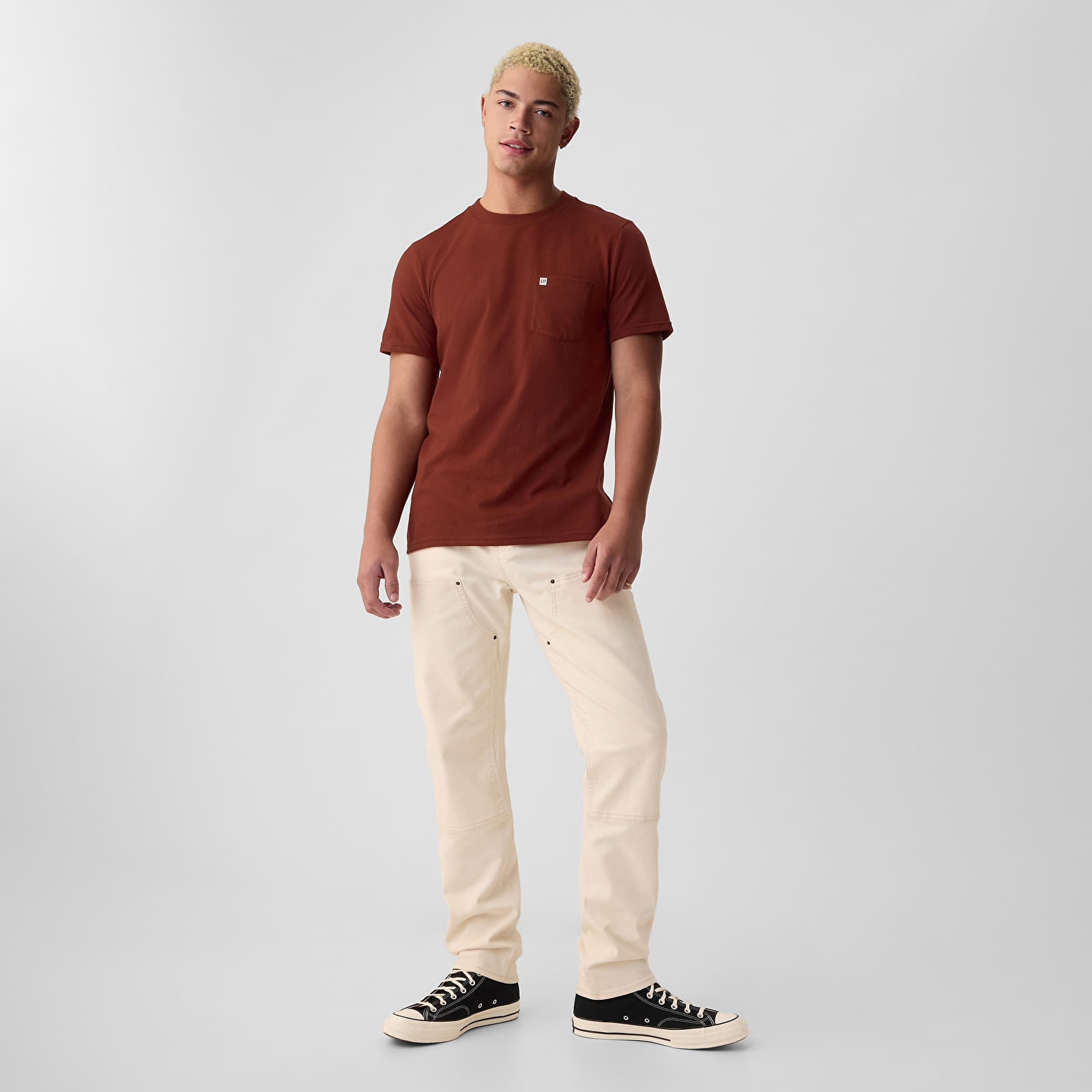 Camisetas hombre GAP Logo Pocket Tee Smoked Paprika