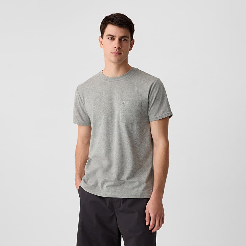 Póló GAP Logo Pocket Tee Grey Heather