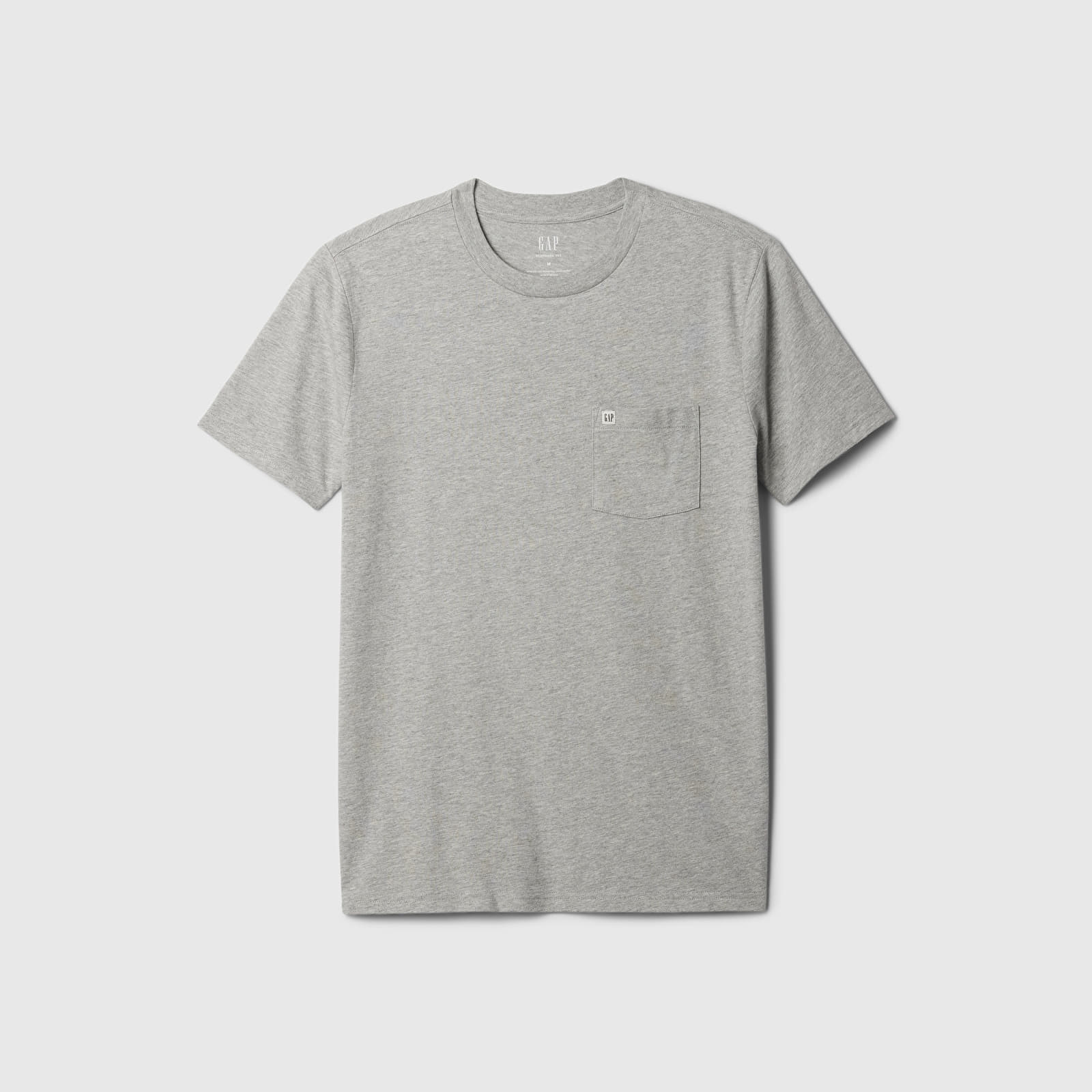 Camisetas hombre GAP Logo Pocket Tee Grey Heather