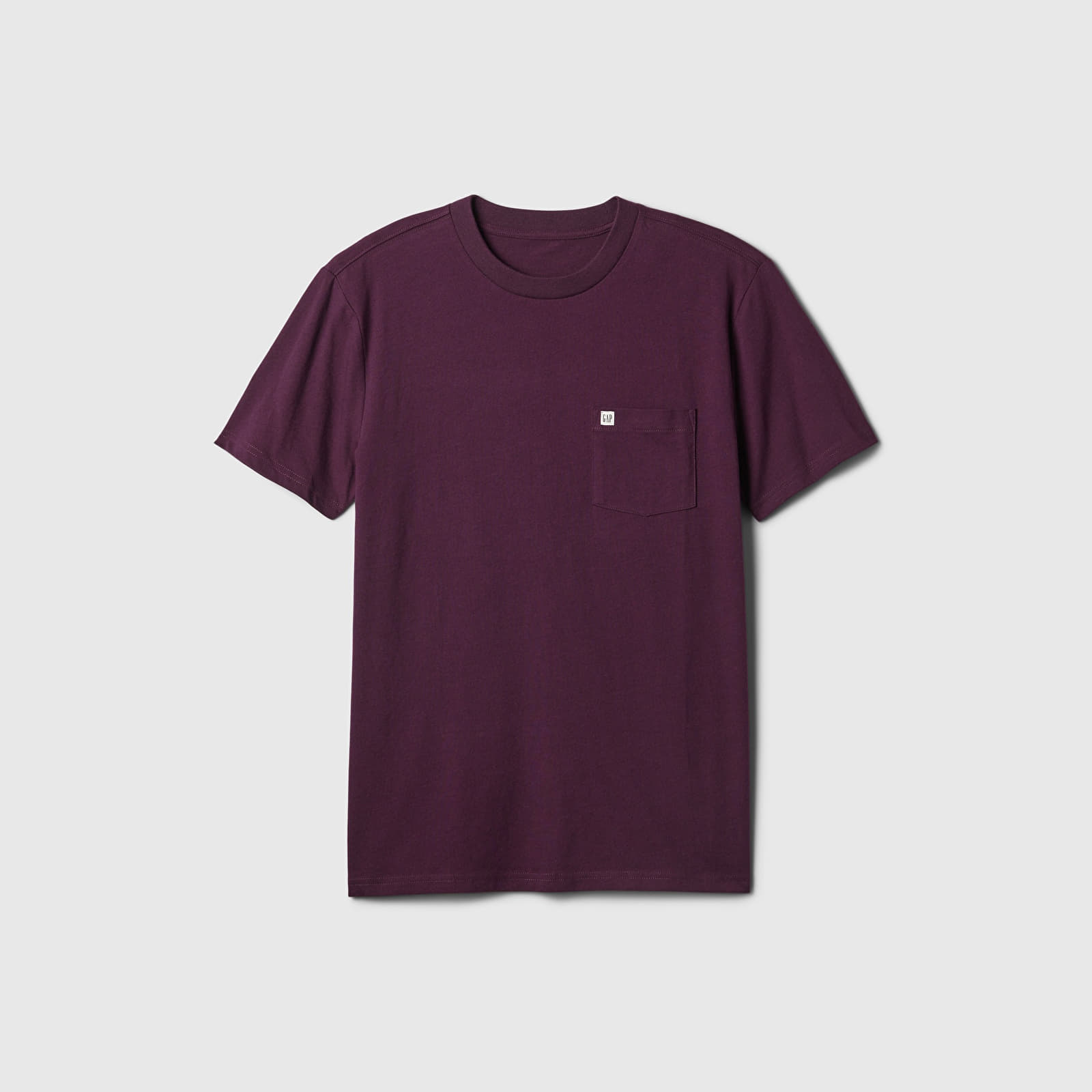 Men's T-shirts GAP Logo Pocket Tee Purple Ray