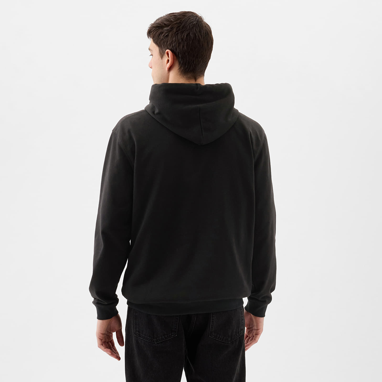 Herren-Sweatshirts GAP Logo Pullover Hoodie True Black