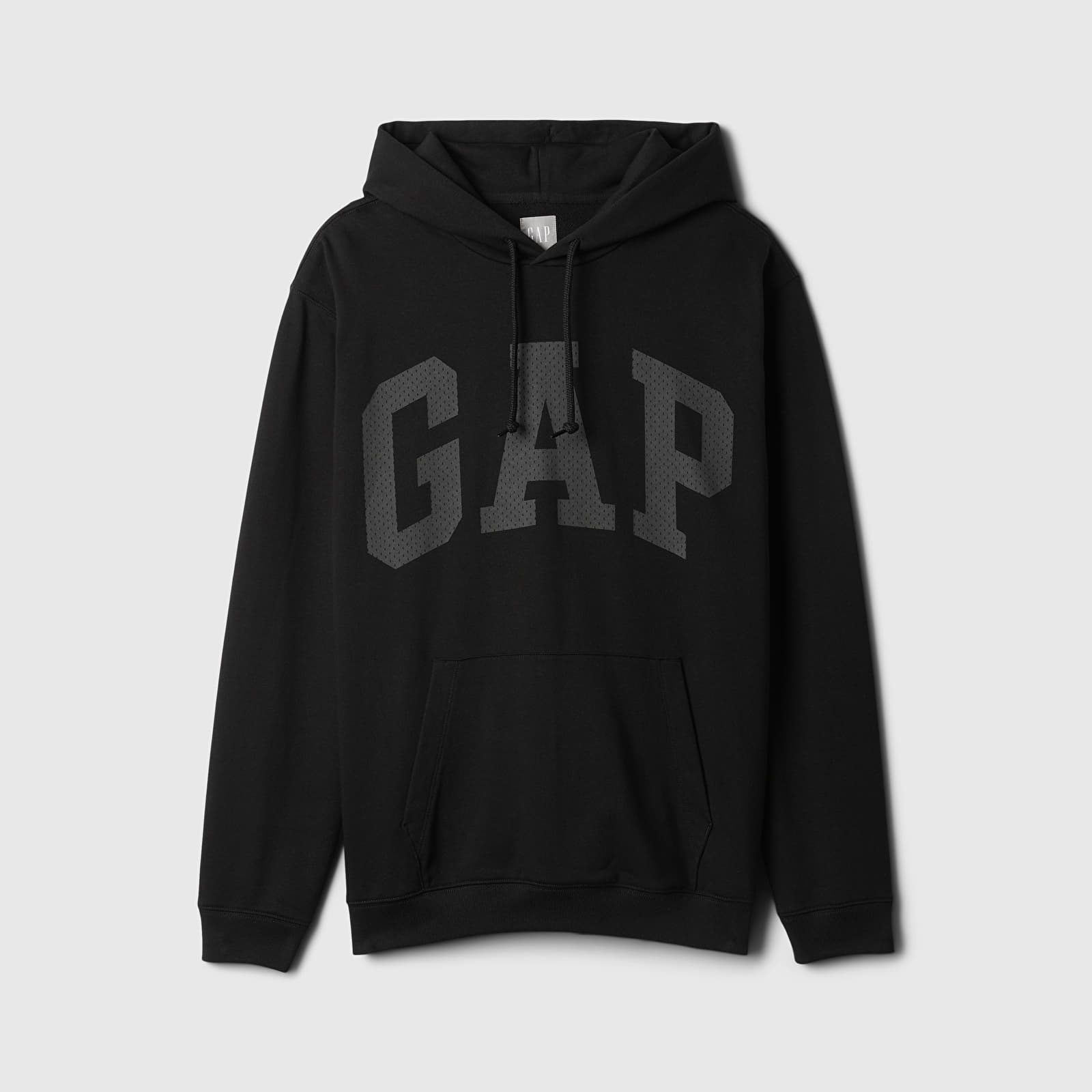 Herren-Sweatshirts GAP Logo Pullover Hoodie True Black