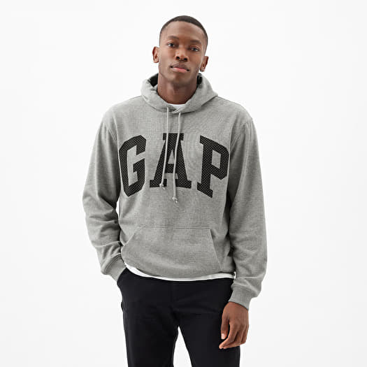 Sweatshirt GAP Logo Pullover Hoodie Grey Heather