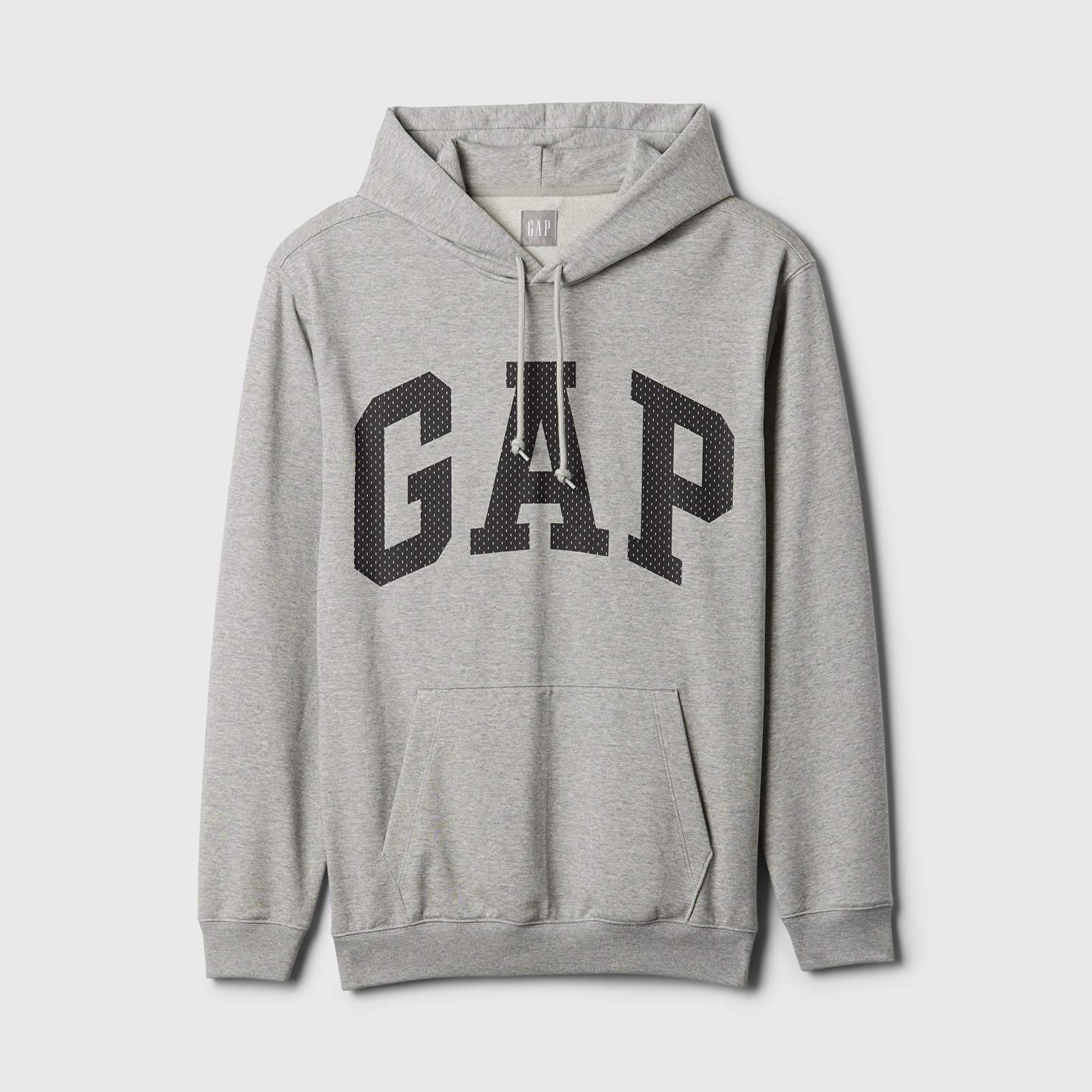 Herren-Sweatshirts GAP Logo Pullover Hoodie Grey Heather