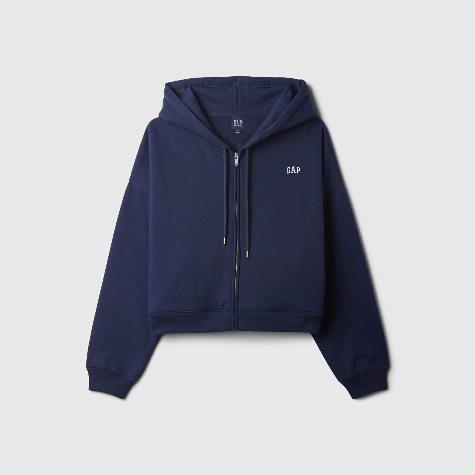 Women's Sweatshirts GAP Logo Fullzip Hoodie Navy Uniform