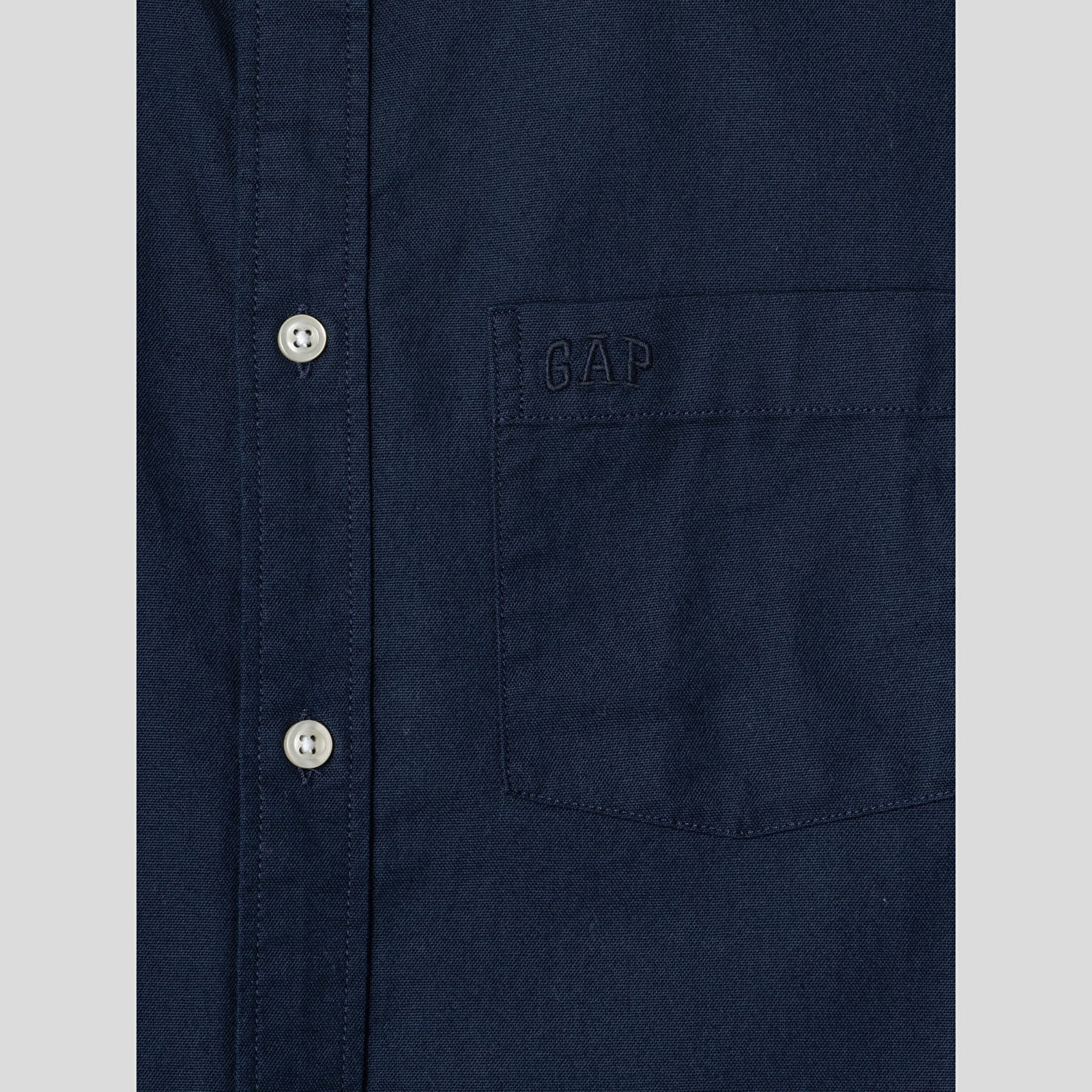 Men's shirts GAP Standard Logo Oxford Shirt Tapestry Navy