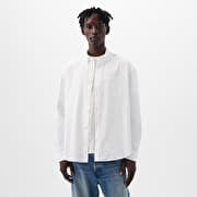 GAP Standard Logo Oxford Shirt Optic White