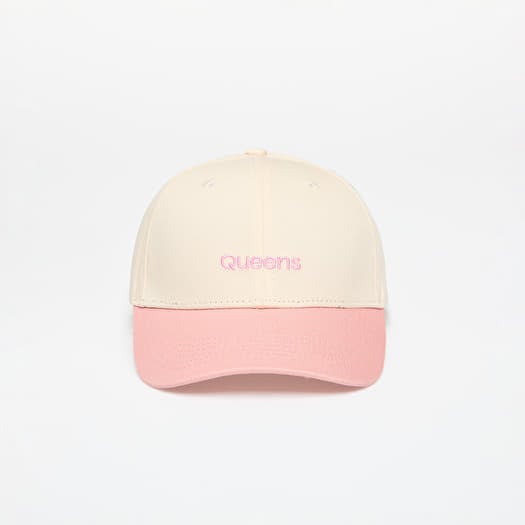 Cap Queens Essential Two Color Cap Natural/ Pink