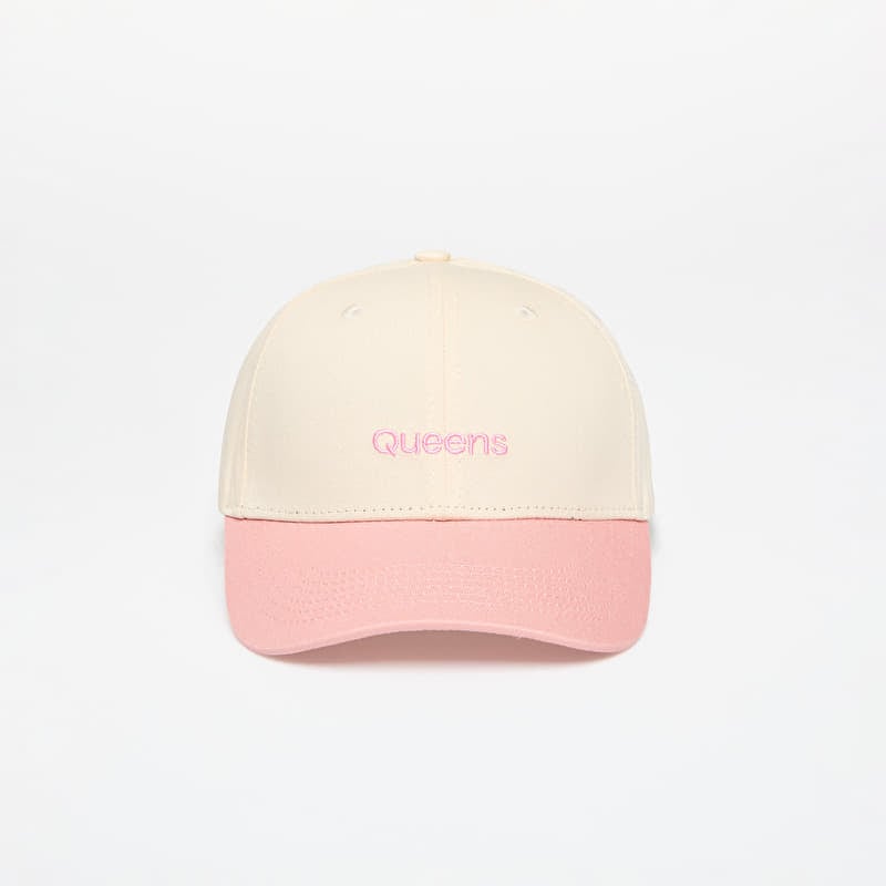 Mütze Queens Essential Two Color Cap Natural/ Pink