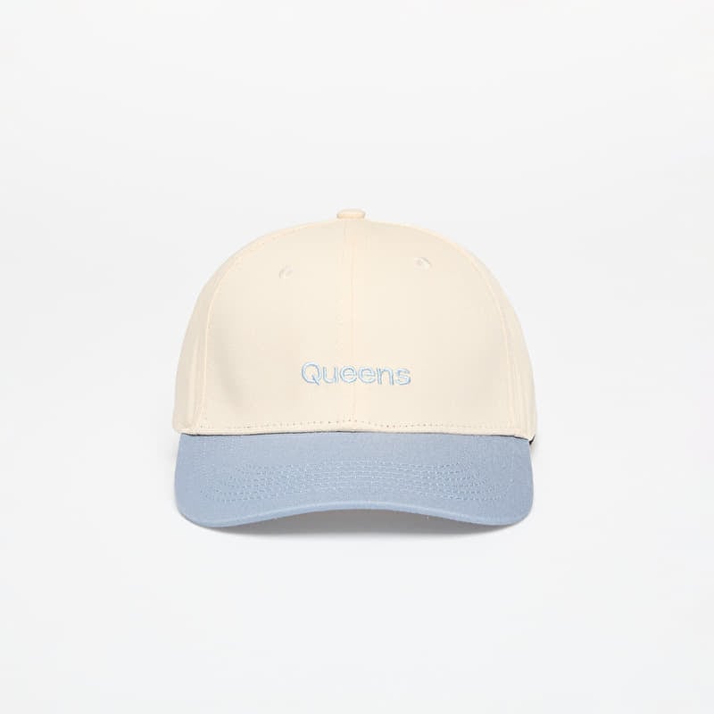 Mütze Queens Essential Two Color Cap Natural/ Baby Blue