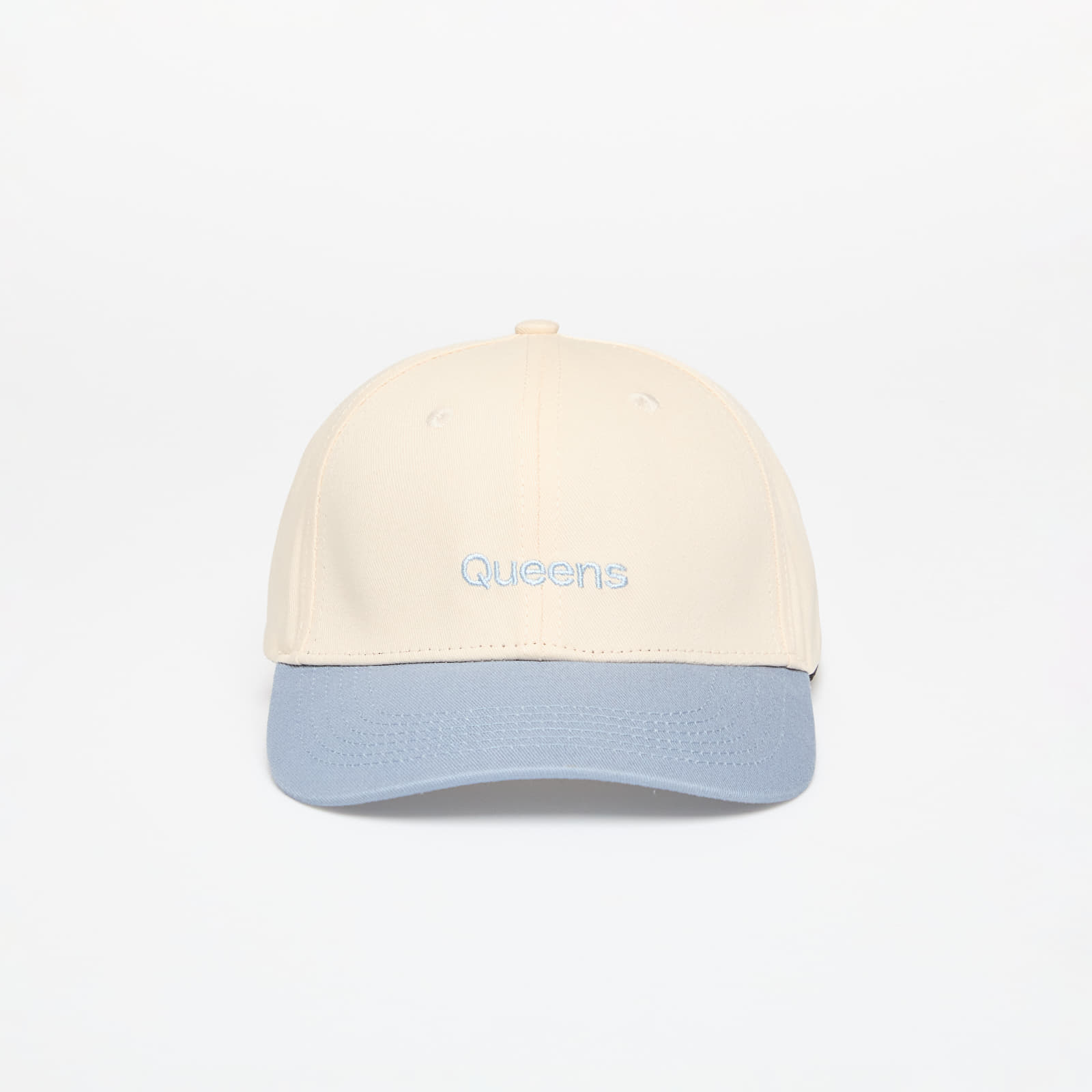Hætter Queens Essential Two Color Cap Natural/ Baby Blue