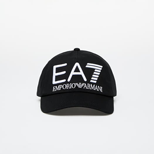 Cap EA7 Emporio Armani Baseball Hat Black/ White