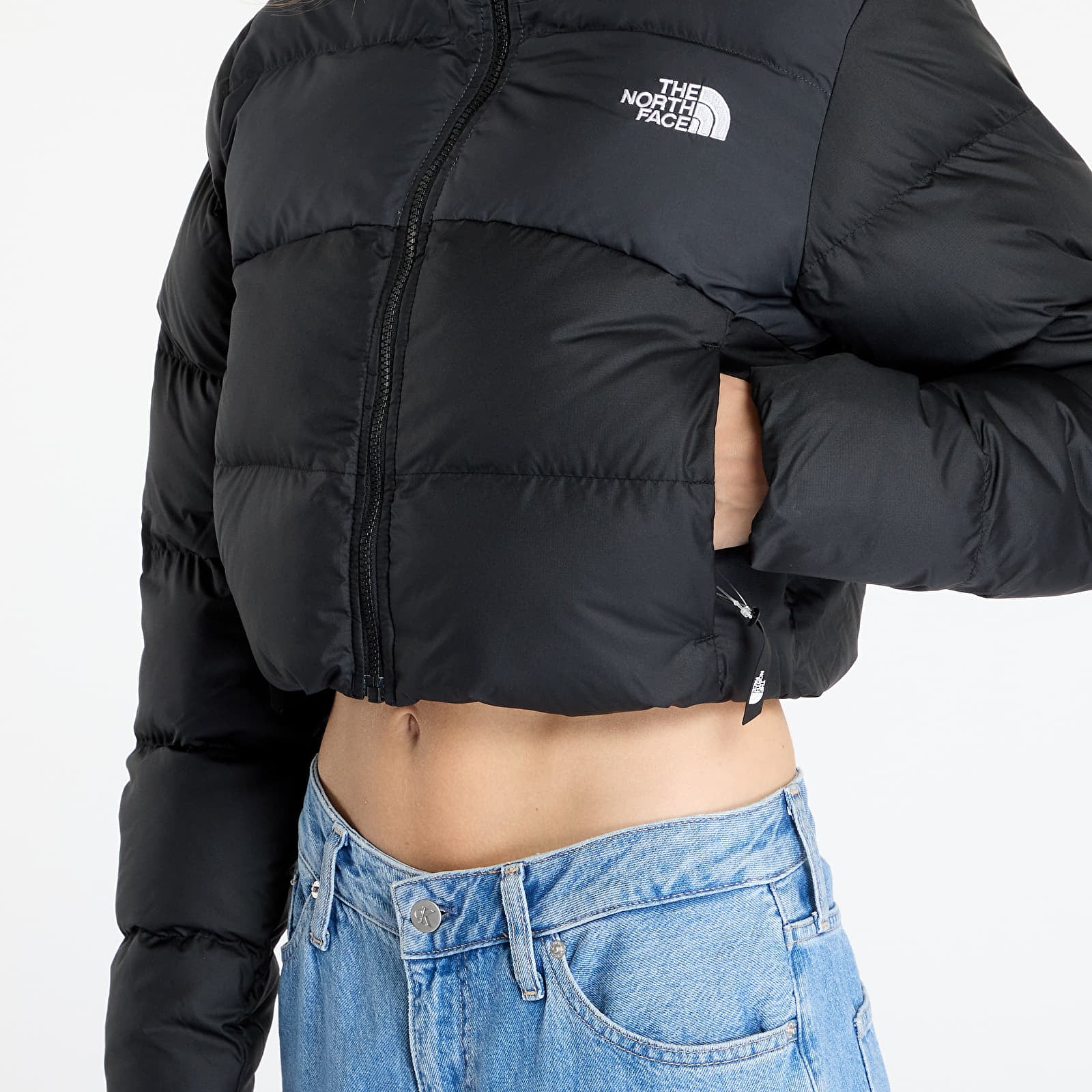 Női kabátok The North Face Cropped Saikuru Jacket TNF Black/ Asphalt Gray