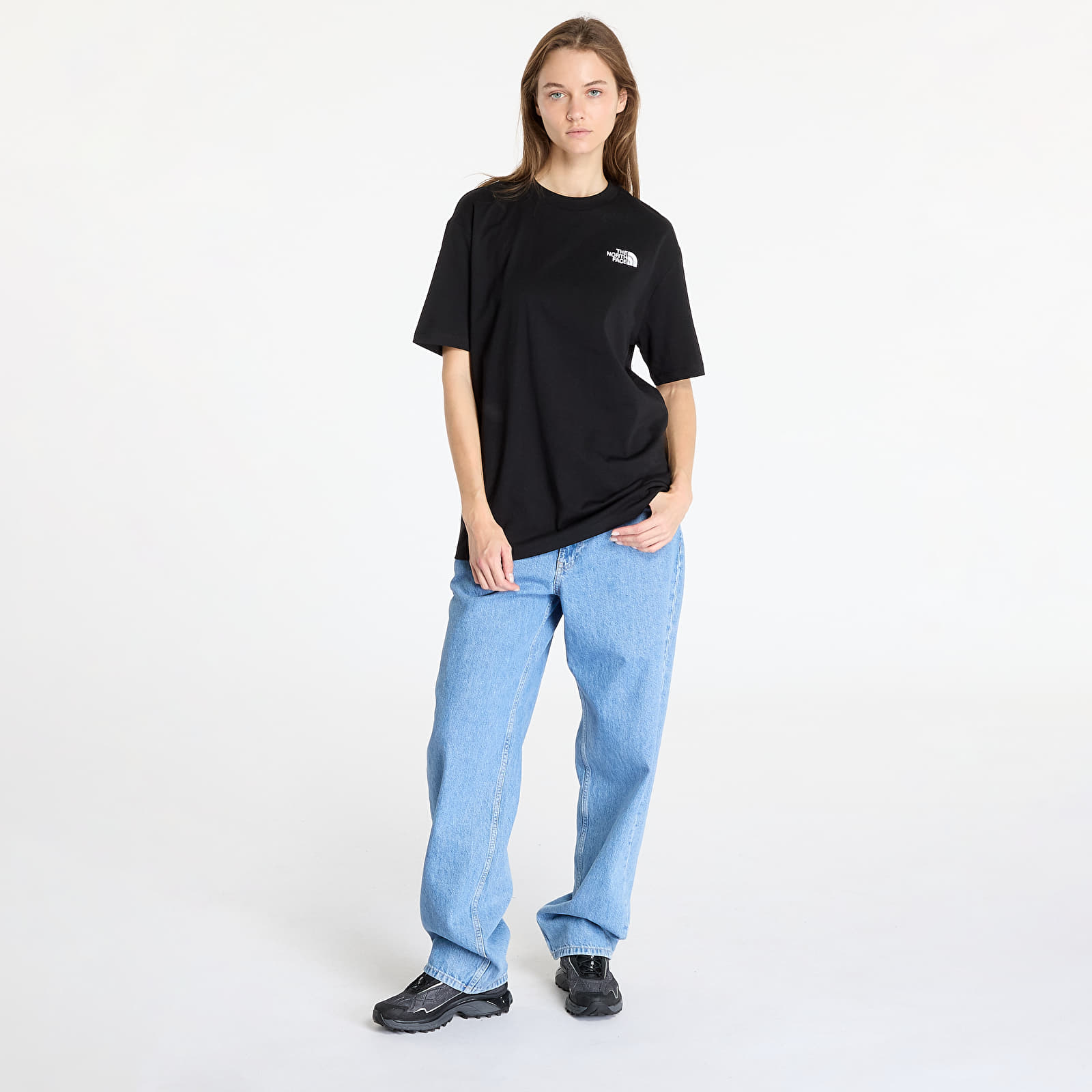 Naiste T-särgid The North Face Ss Essential Os Tee TNF Black