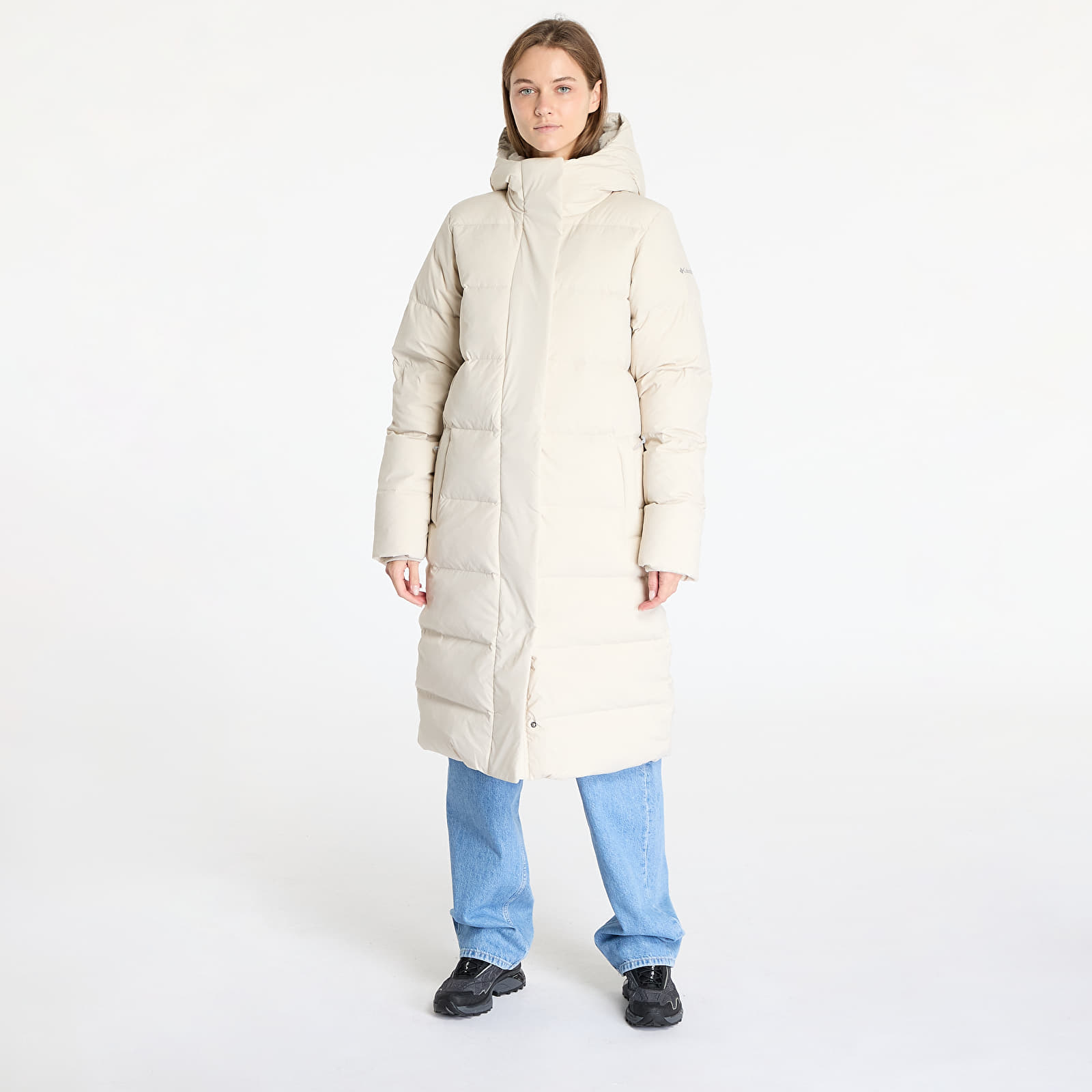 Women's jackets Columbia Boundless Days™ Long Down Jacket Dark Stone