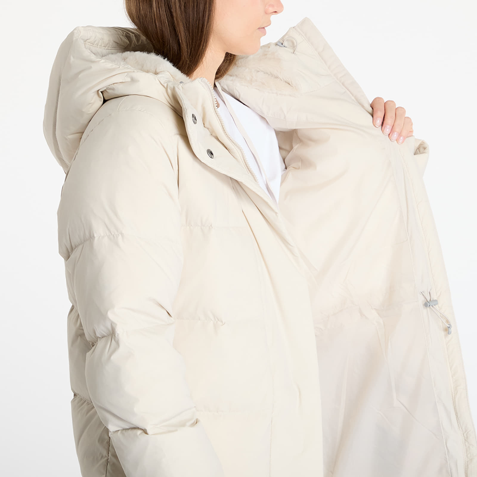 Women's jackets Columbia Boundless Days™ Long Down Jacket Dark Stone