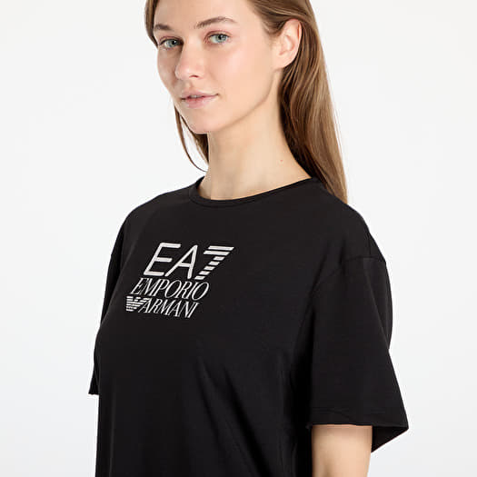 T shirts EA7 Emporio Armani T Shirt Black Queens