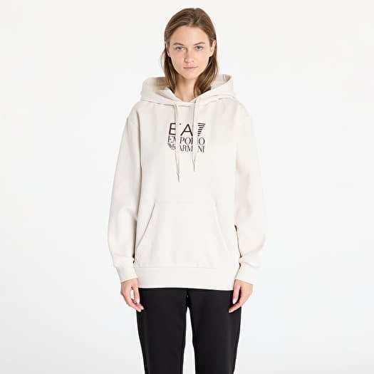 Hanorac EA7 Emporio Armani Sweatshirt White Sand