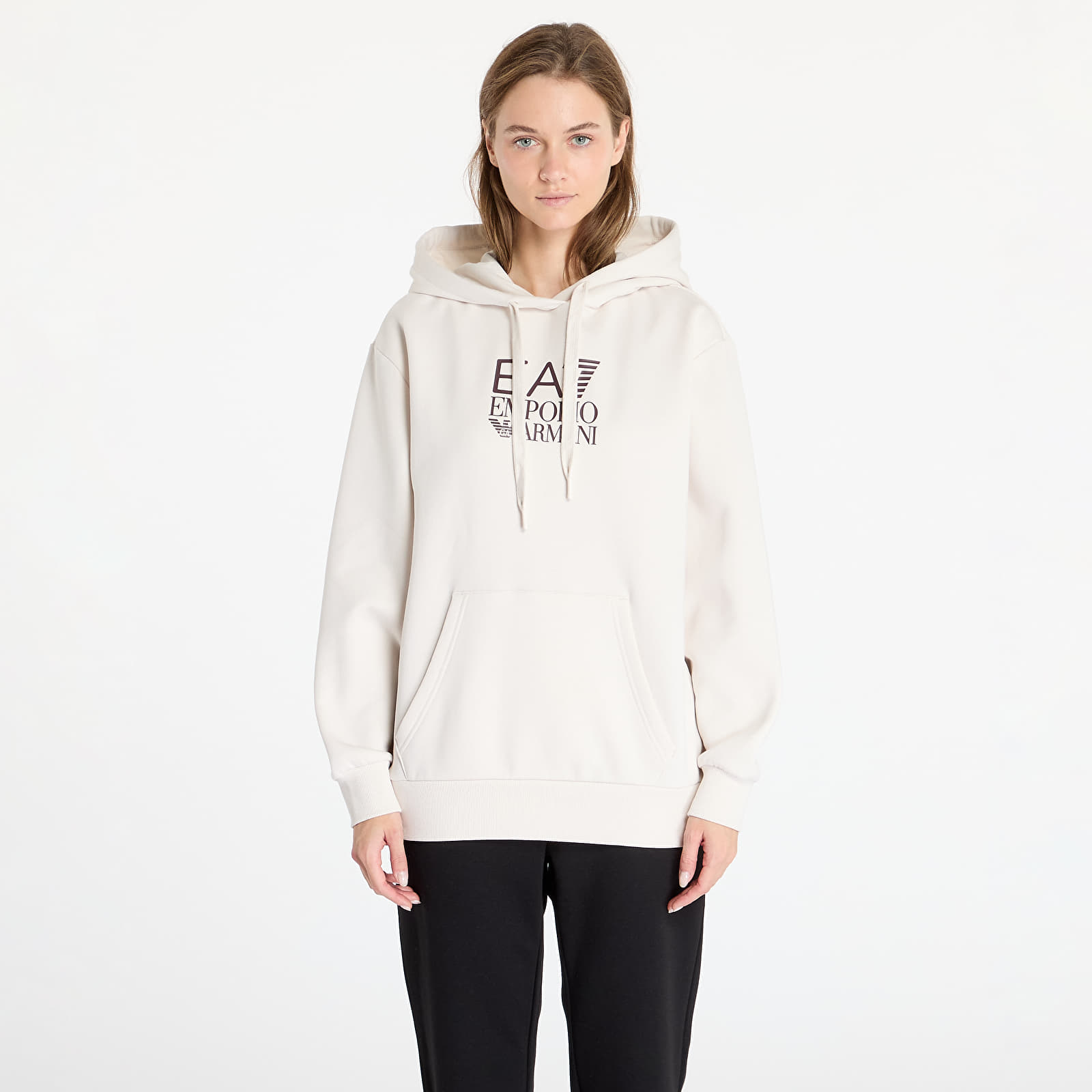Sweatshirts EA7 Emporio Armani Sweatshirt White Sand