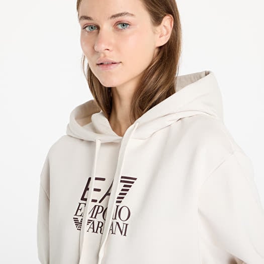 Sweatshirts EA7 Emporio Armani Sweatshirt White Sand Queens