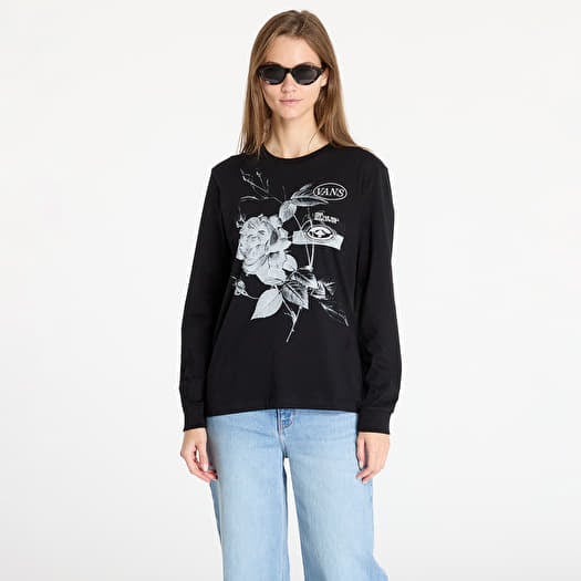 T-shirt Vans Damask LS Bff Black