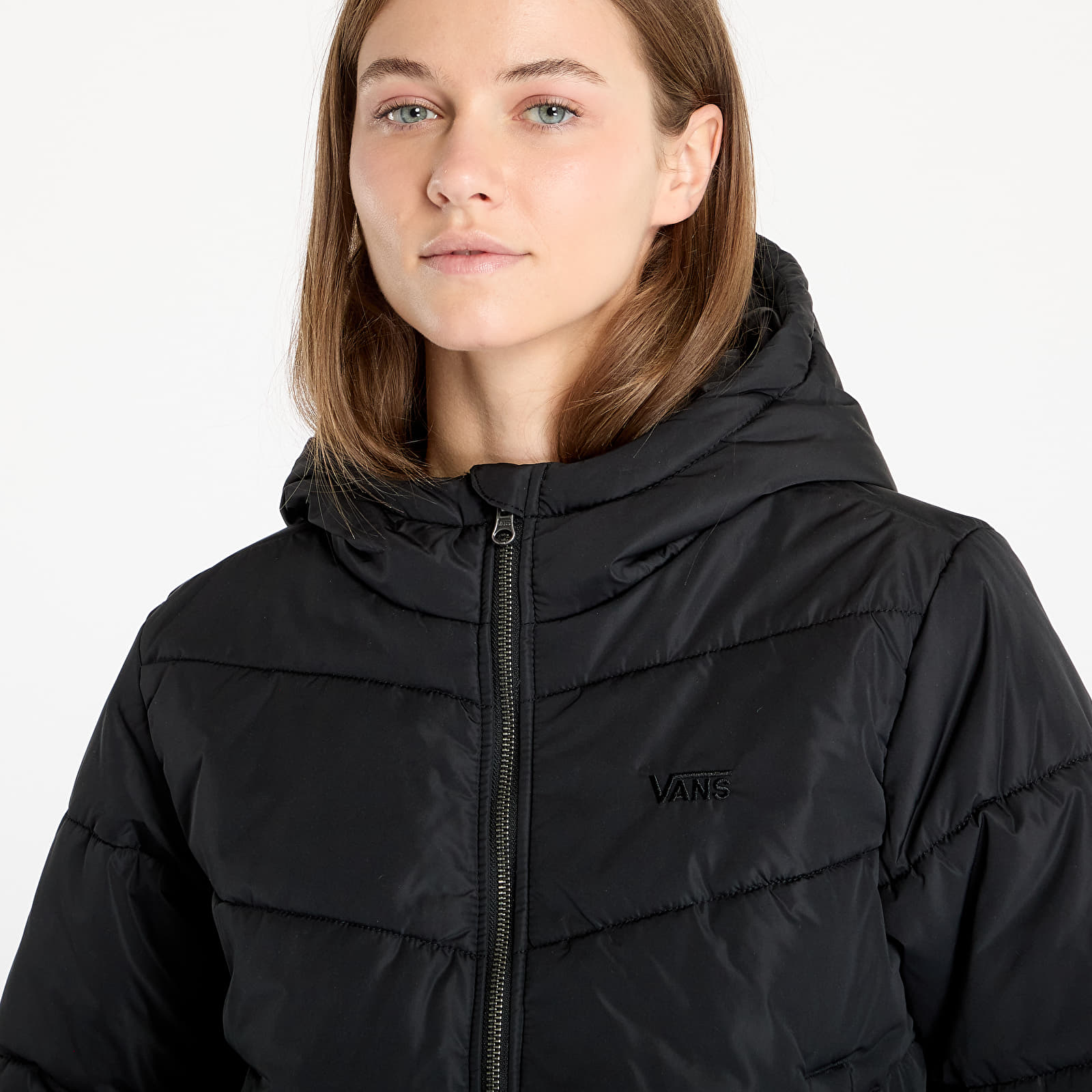 Jacken Vans Mte Foundry Crop Puff Hood Black