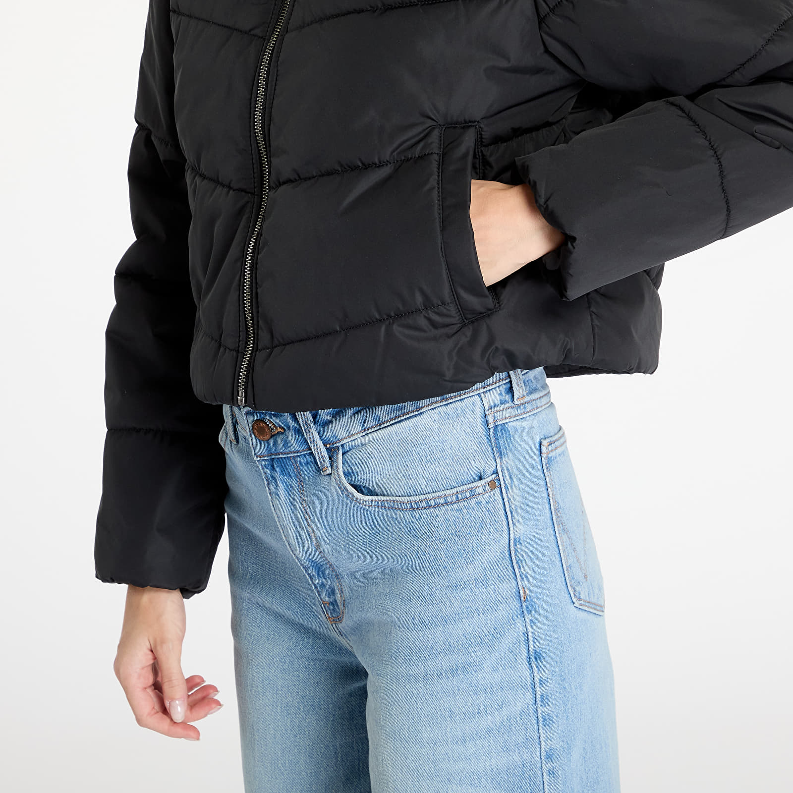 Jacken Vans Mte Foundry Crop Puff Hood Black