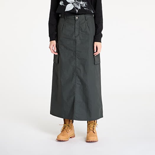 Sukně Karl Kani Signature Long Cargo Skirt Black
