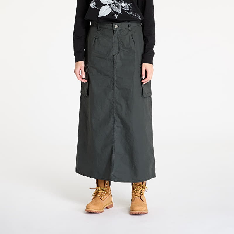Saia Karl Kani Signature Long Cargo Skirt Black