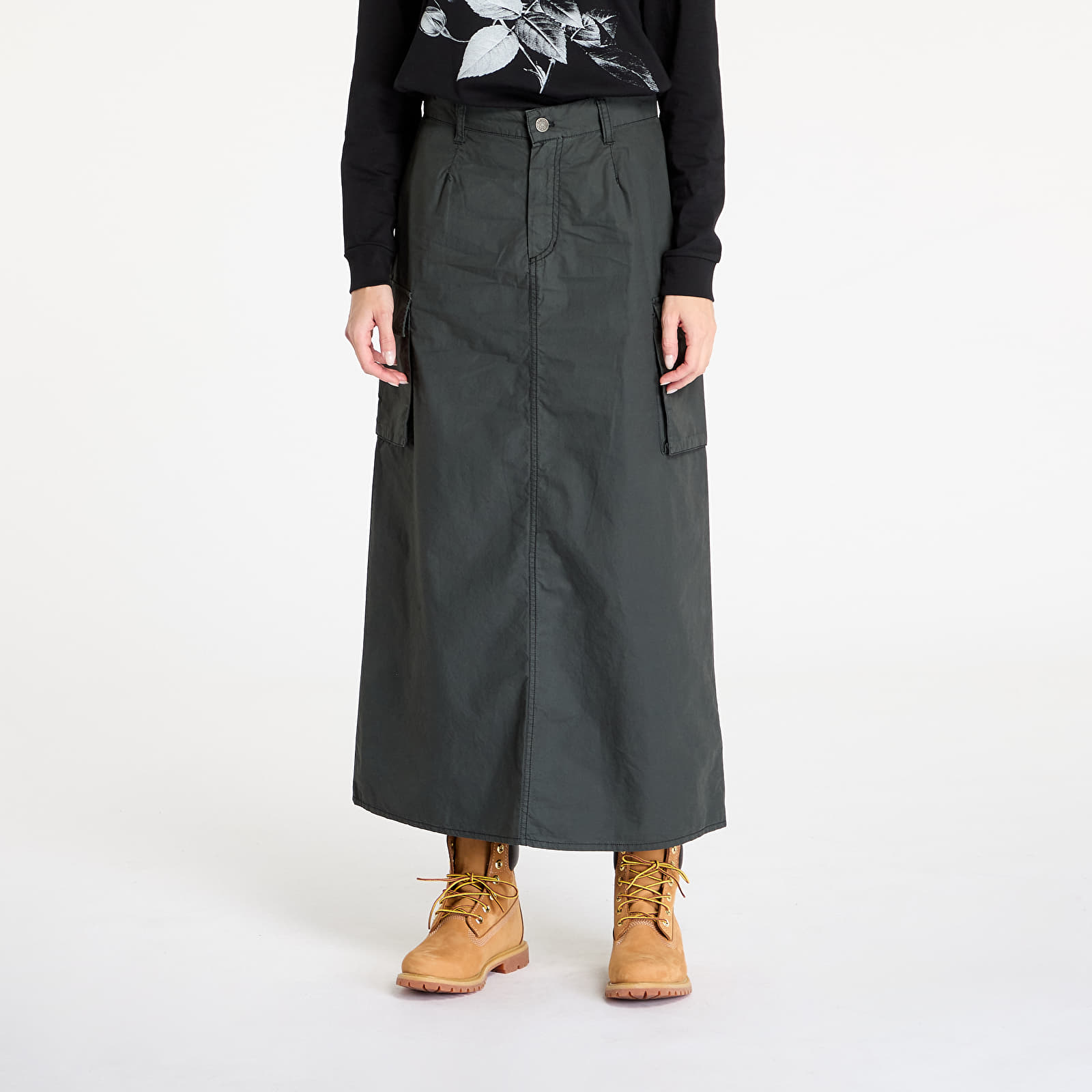 Röcke Karl Kani Signature Long Cargo Skirt Black