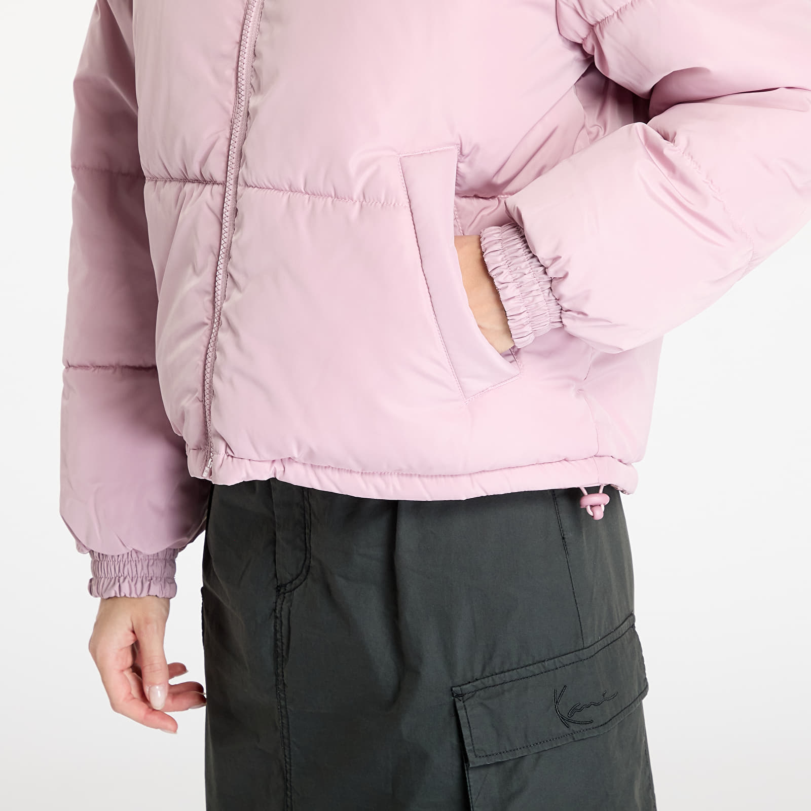 Jakker Karl Kani OG Reversible Puffer Jacket Rose/ Taupe