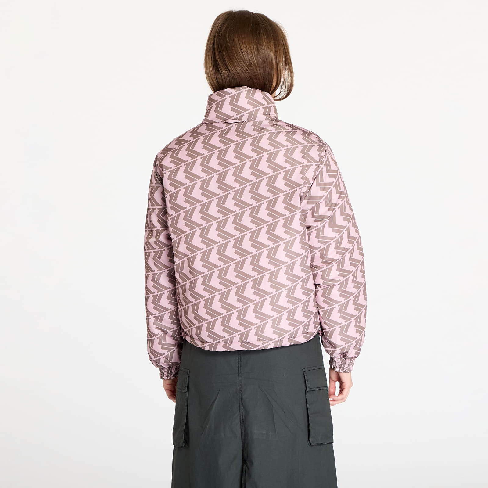 Jakker Karl Kani OG Reversible Puffer Jacket Rose/ Taupe