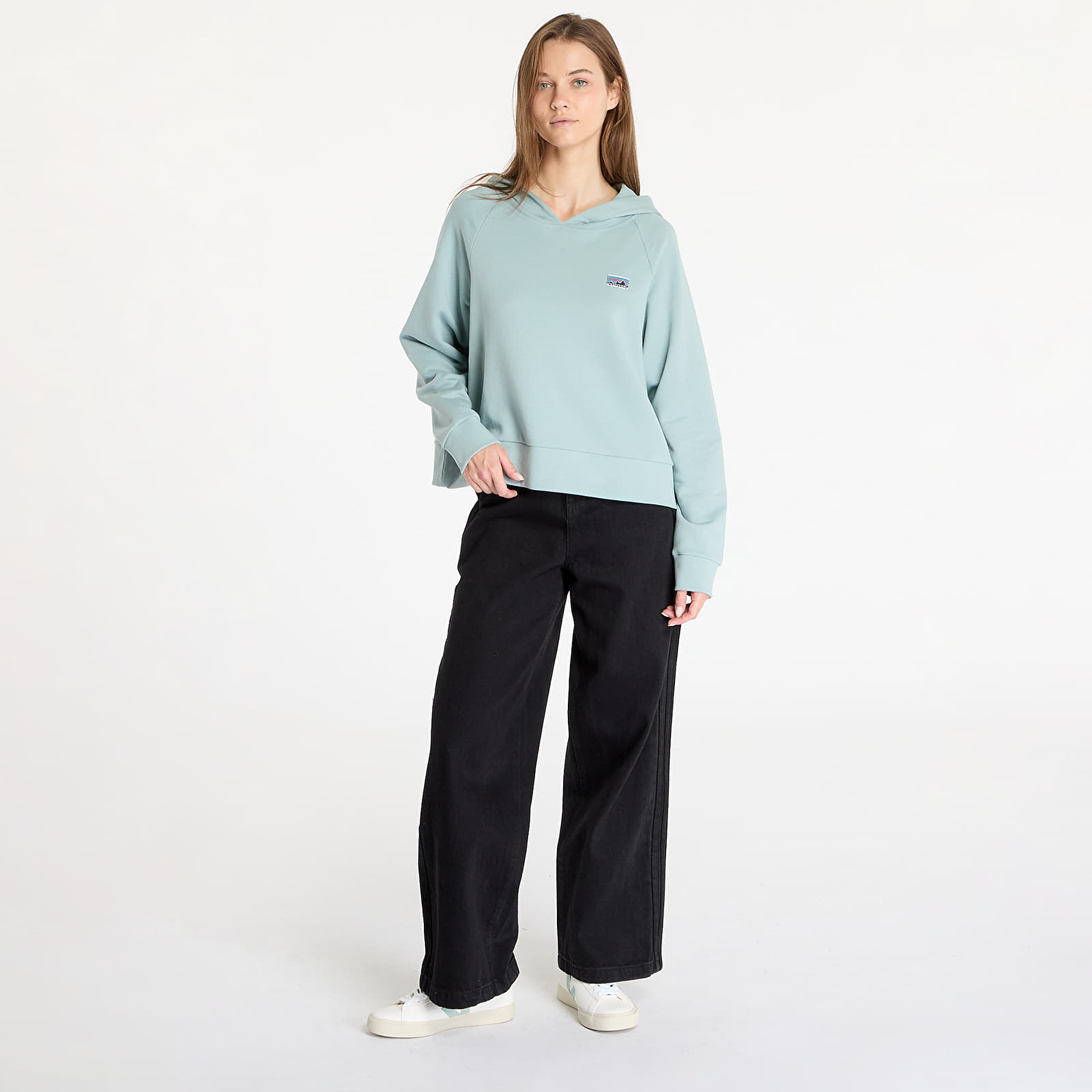 Bluzy Patagonia W's Regenerative Organic Certified Cotton Essential Hoody Thermal Blue