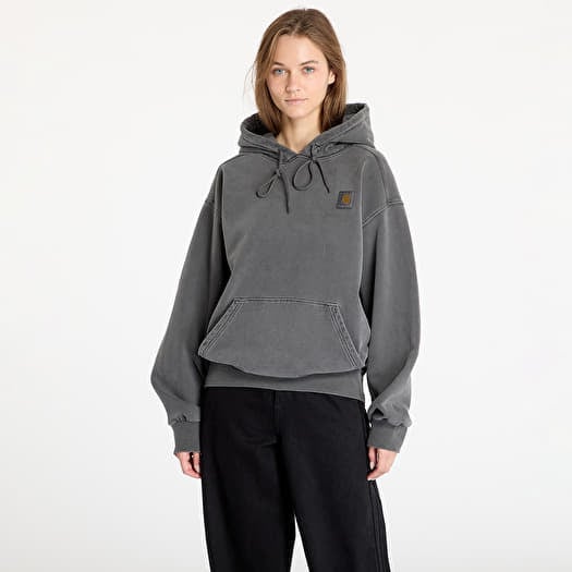 Sweatshirt Carhartt WIP Hooded Vista Sweat UNISEX Graphite Garment Dyed