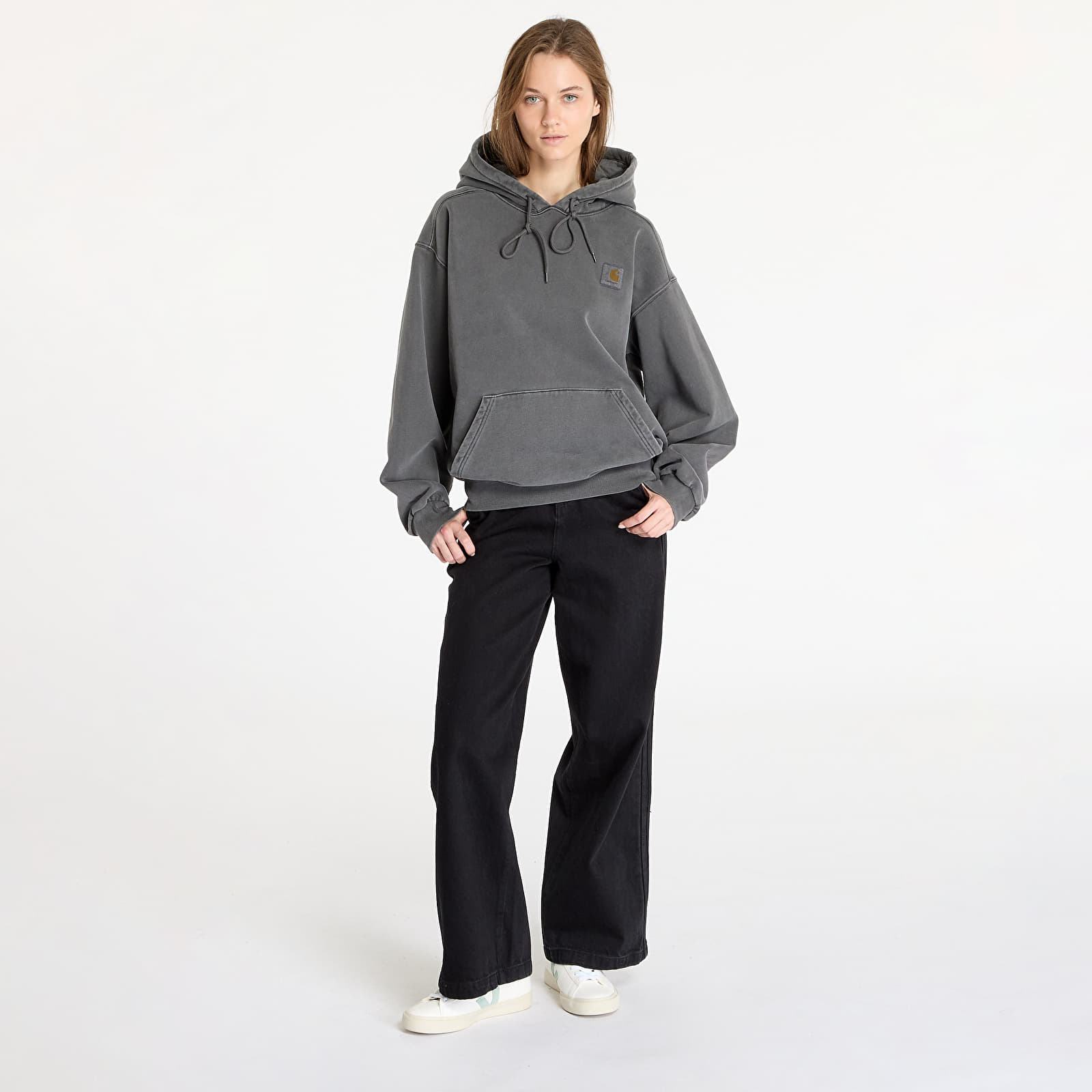 Kapuutsikud ja kampsunid Carhartt WIP Hooded Vista Sweat UNISEX Graphite Garment Dyed