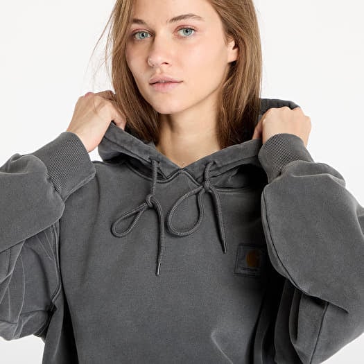 Carhartt WIP Hooded Vista Sweat UNISEX Graphite Garment Dyed | Queens