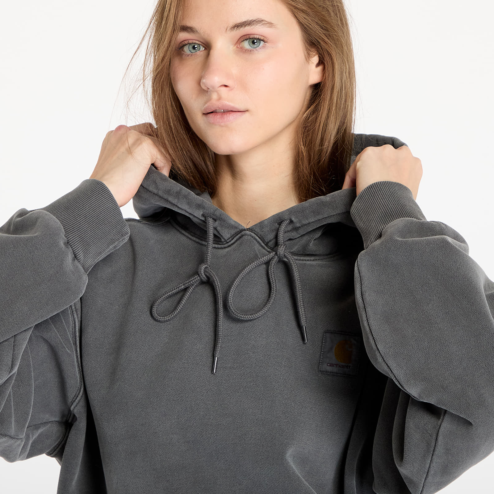 Kapuutsikud ja kampsunid Carhartt WIP Hooded Vista Sweat UNISEX Graphite Garment Dyed