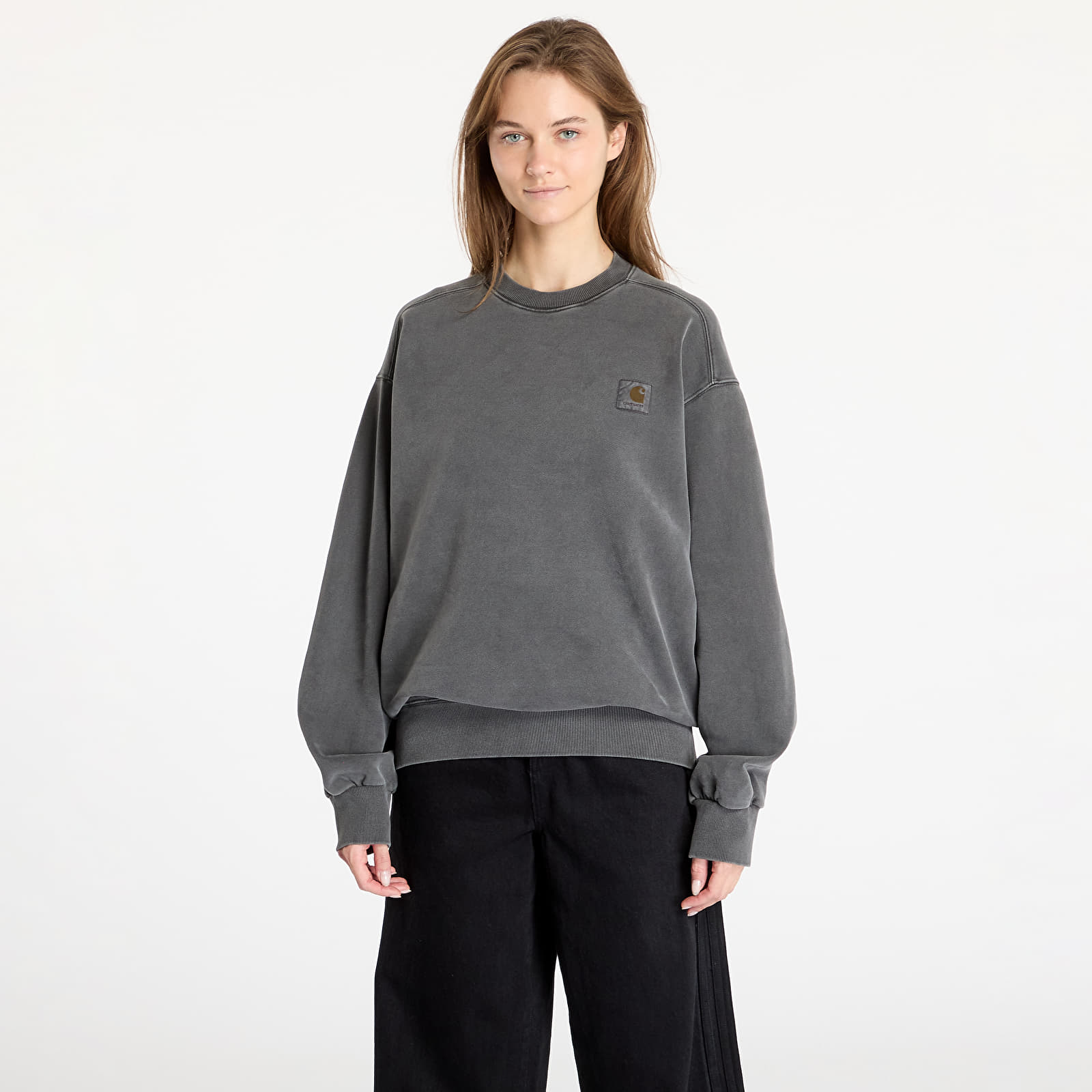 Hoodies and sweatshirts  Carhartt WIP Vista Sweat UNISEX Graphite Garment Dyed