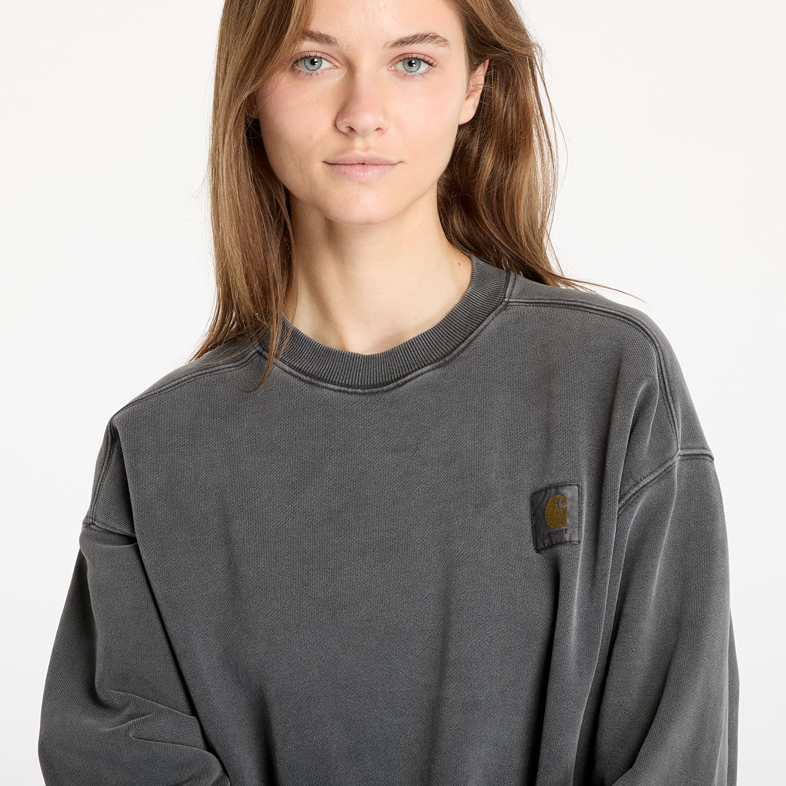 Hoodies and sweatshirts  Carhartt WIP Vista Sweat UNISEX Graphite Garment Dyed